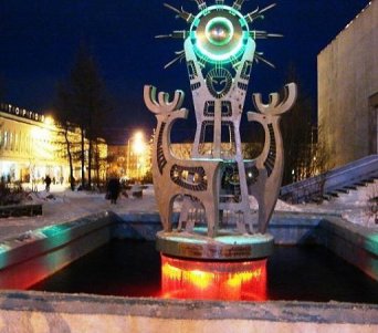 Фонтан в городе Оленегорск Фонтан Здравствуй, Солнце! , Оленегорск