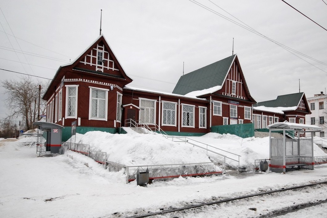 Вокзал в городе Кандалакша Железнодорожная станция, Кандалакша